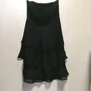 White House black market,black strapless cocktail dress. Sz 0